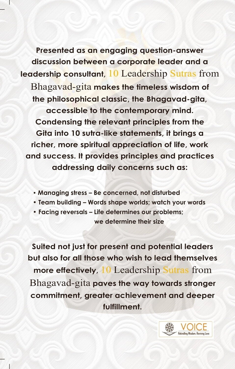 10 Leadership Sutras