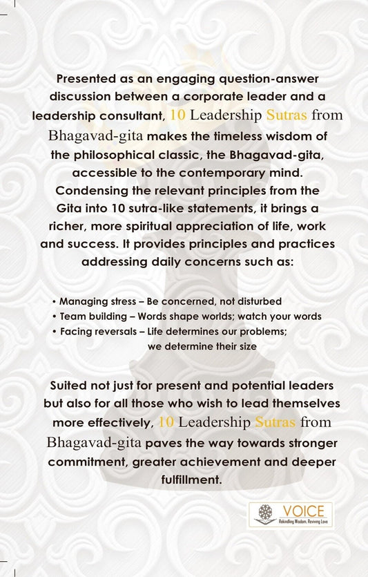 10 Leadership Sutras